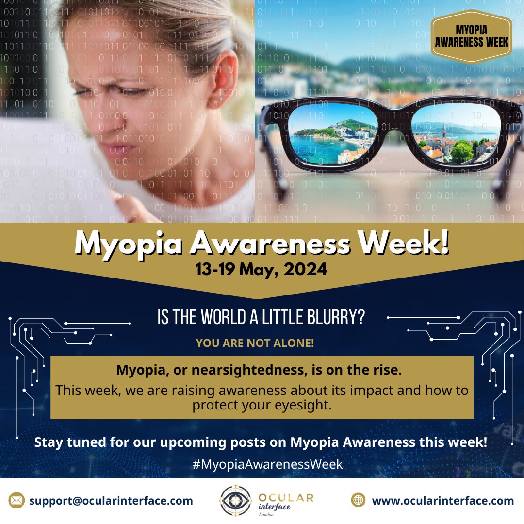 Welcome to Myopia Awareness Week: May 13th-19th, 2024! 🎉👓
Follow us to stay updated! 👀✨
Enrol Today - ocularinterface.com/machine-learni…
#MyopiaAwareness #EyeHealth #MachineLearning #EnrollNow #OphthalmologyCourse #OCULARInterface #onlinecourse #AIcourse #AI #ArtificialIntelligence