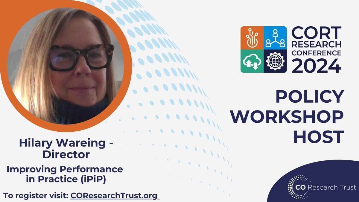 The CO Research Trust are pleased to announce Hilary Wareing of @UKiPiP as our Pregnancy Policy Workshop host at this year's CO Research Conference. Register here to secure your space: buff.ly/3vaHuxJ