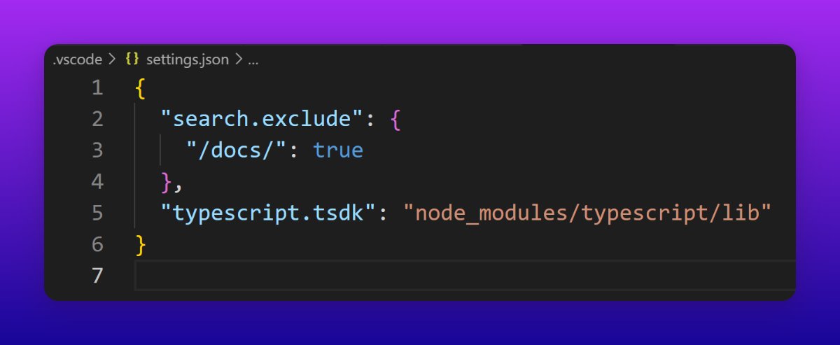 Tweak your VS Code workspace settings with 'search.exclude' to skip directories in your project's search! 🔍