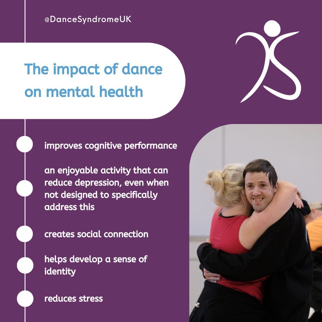 In #MentalHealthAwarenessWeek we want to share the mental health benefits of dance The wonderful thing about dance is that you can do it anywhere, with anyone - at home, in the park, alone, with friends or join a group! Make #MomentsForMovements & share them with us if you like!