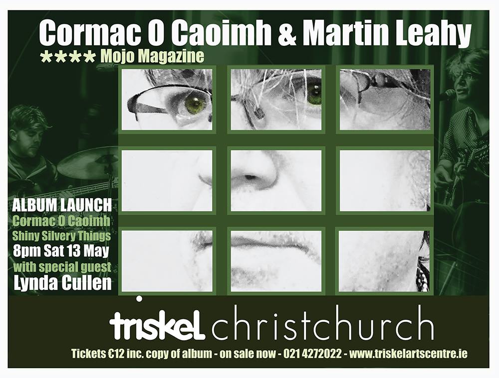 Nearly 7 years to the day since selling out the Triskel with Martin Leahy you can catch me this SAturday (May 18th) at West End Art Studio Tickets here: eventbrite.ie/e/cormac-ocaoi…