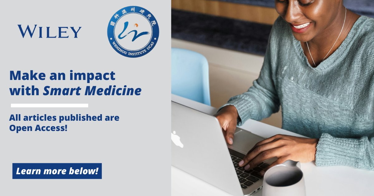 Did you know that Smart Medicine, our #JournalSpotlight for May, is fully Open Access? 🙌 Right now, there's no charge to authors for #OpenAccess publishing. Learn more about the publication details here: ow.ly/Qikh50RyO9P