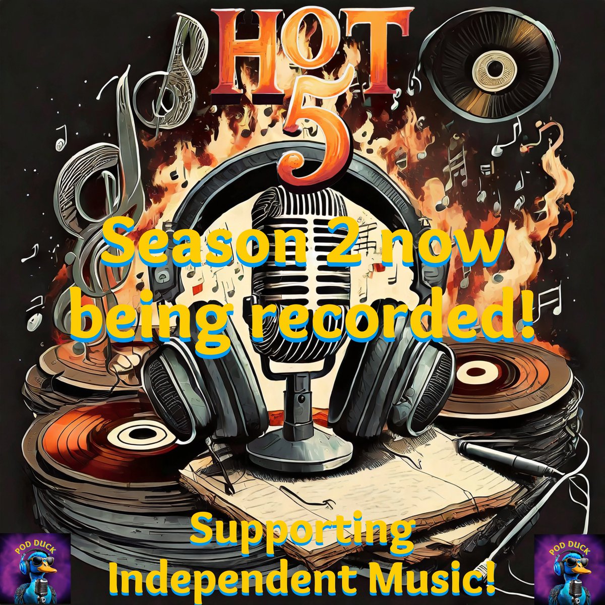 Season 2 now being recorded! I have some excellent music from amazing Independent artists coming! #independentmusic #podcast #music #musicpodcast