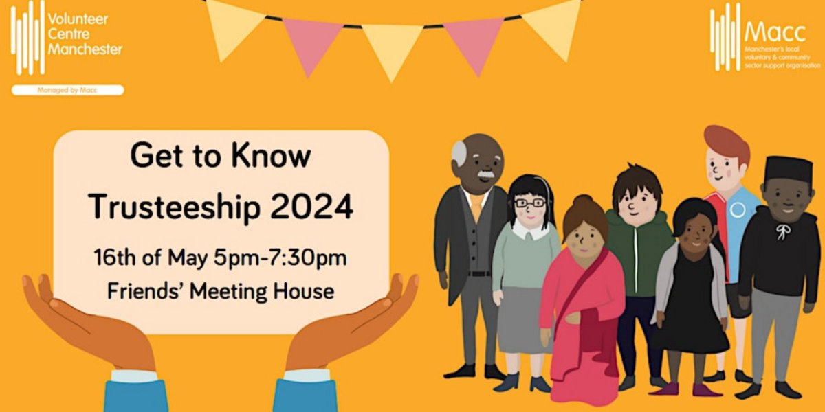 Are you located in #Manchester and keen on exploring trustee roles or board memberships? Interested in understanding the responsibilities before making a decision? Join us for a free networking this Thursday highlighting the significance of trusteeship! eventbrite.co.uk/e/get-to-know-…
