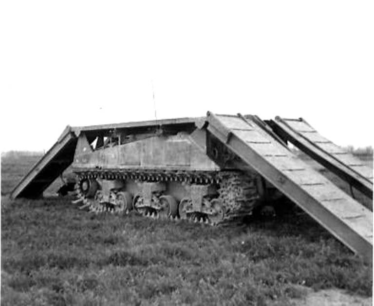 The real unsung heroes of tank combat are bridge layer and ramp tanks because the first step to winning a battle is being there to fight it. They were used all through the war and are even in use today!

Below
(Churchill ARK, covenanter AVLB, Brücklenger IV, Sherman ARK)