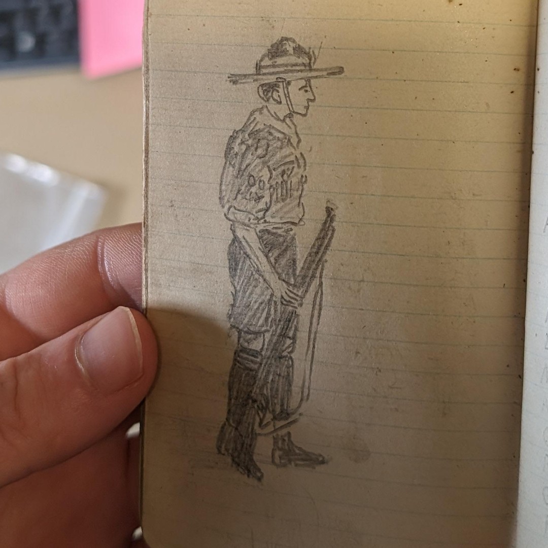 These sketches were drawn by Thomas William Nye while serving with The Black Watch in India during the early 1920s. Born in London, Nye was a Private in the Bedfordshire Regiment before he transferred to the 1st Battalion, The Black Watch in 1919. #TheBlackWatch #Military #Musuem