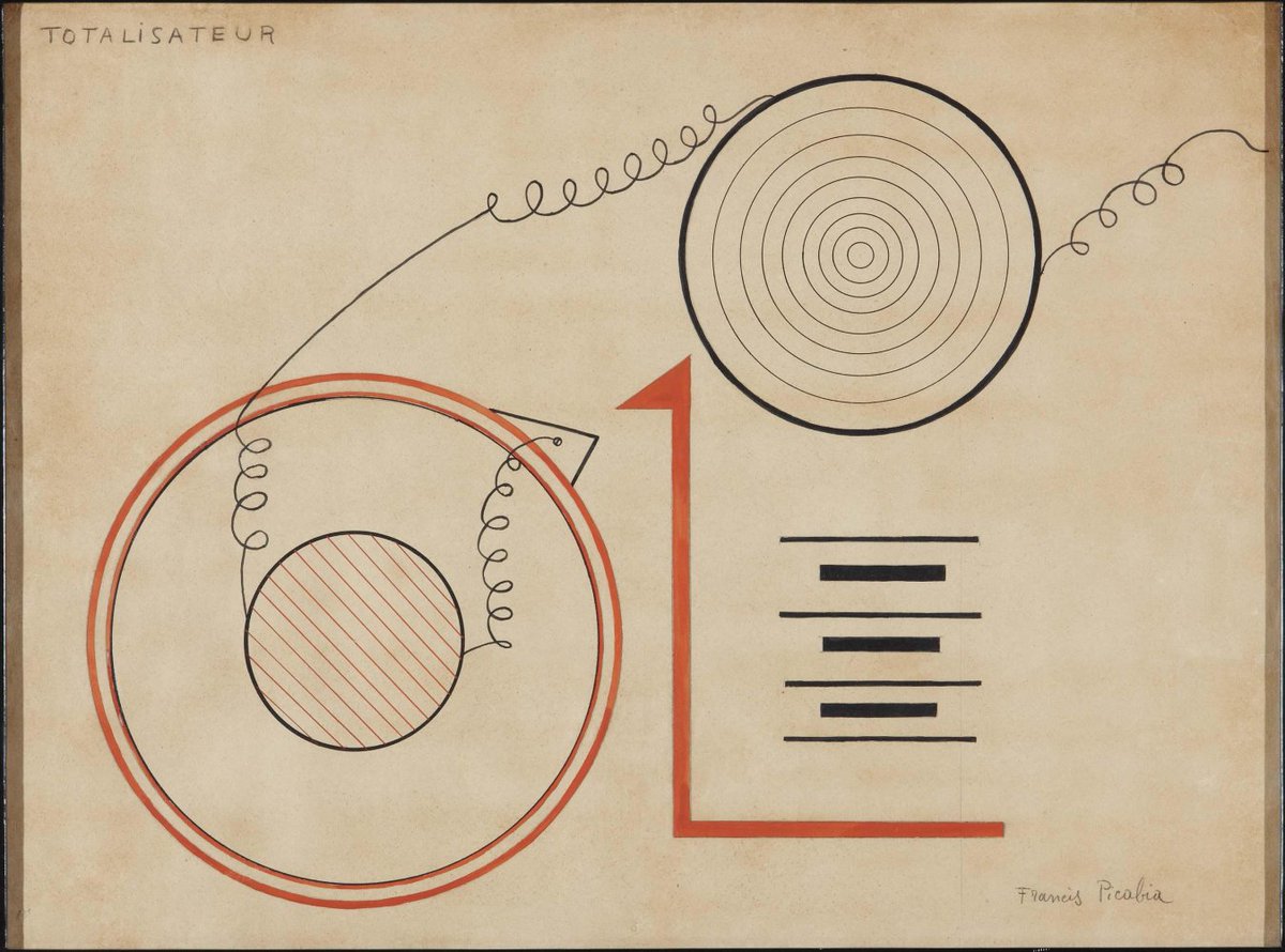 Hoy, en #DespiertaConArte, amanecemos con “Totalisateur” (1922).

Esta obra es un ejemplo de la etapa en la que Francis Picabia realiza creaciones enigmáticas, centradas en las máquinas y el mecanicismo.

Y casi siempre provocadoras en su simbología sexual. 

📍Sala 207.02