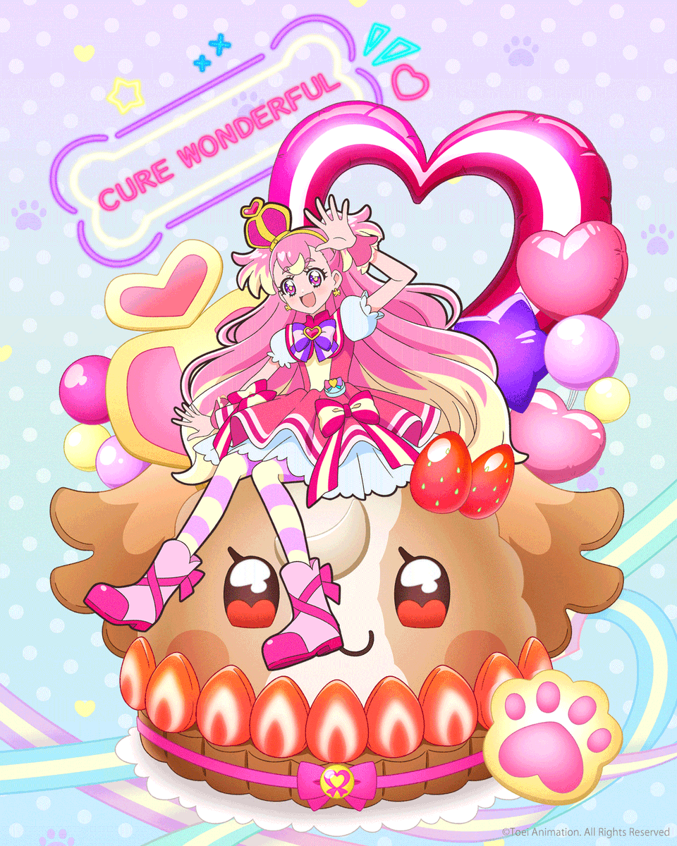 Happy birthday to Cure Wonderful🥳🐶💖
We can’t wait to see what she will do next!

To celebrate the birthday of Cure Wonderful, special products are available at Precure Pretty Store in Japan!
If you're ever in Japan, be sure to stop by😉

#WonderfulPrecure #CureWonderful