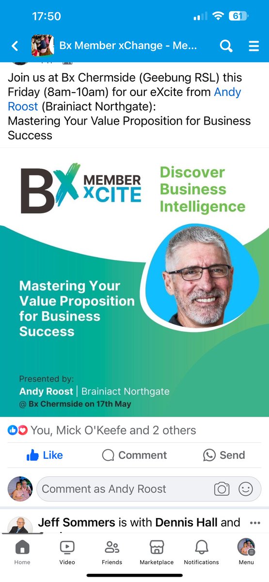 andy_roost's tweet photo. Looking forward to presenting to the BX Chermside Group on Friday. 
https://t.co/C5deU2r3aR
#networking #smallbusiesstips #learning https://t.co/0Llbn1Scay
