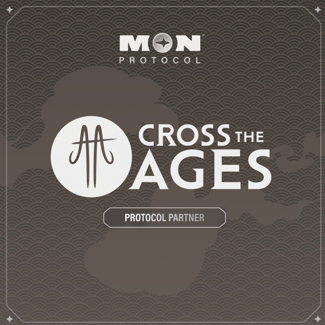 Introducing MON Protocol Partner - Cross The Ages Cross The Ages (@CrossTheAges) is a complete and captivating world interconnecting virtual & physical, and established outside of web3 where free-to-play meets play-and-earn in universe leveraging blockchain technology and