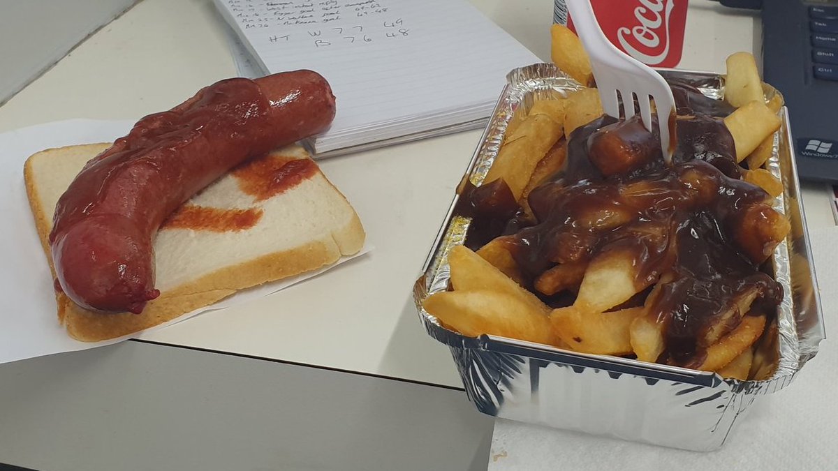 Great to hear the @FC_Tasmania executive director Kath McCann on @LeonCompton's radio show this morning with @coolingandy discussing saveloys. Add them to a good chip & gravy, and you have all the makings for 'Devilishly' good canteen grub at the new stadium. #CanteenWatch
