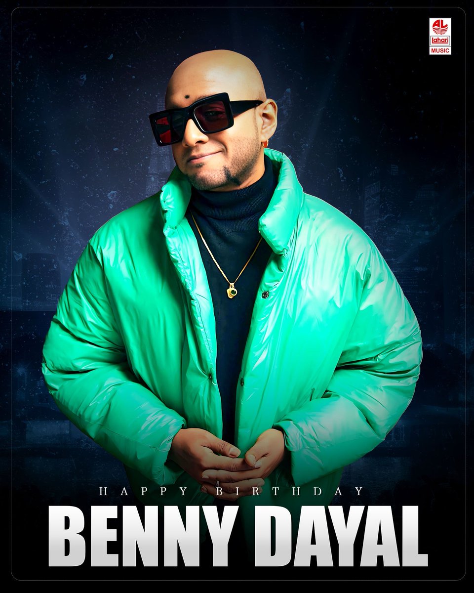 Join us in Wishing to Wonderful Playback singer #BennyDayal A Very Happy Birthday..! #HappyBirthdayBennyDayal #HBDBennyDayal #LahariMusic