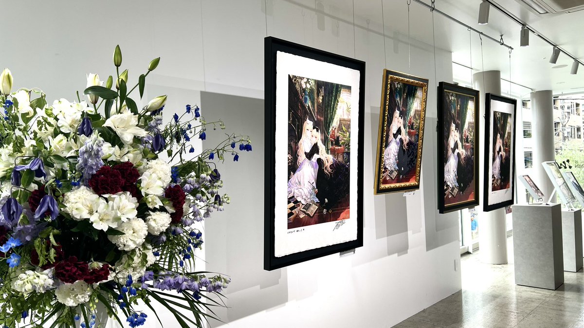 「#IW2024 2日目売り子で参加してました!色々な角度からじっくり楽しめる展示」|胡麻乃りお🐳✨のイラスト