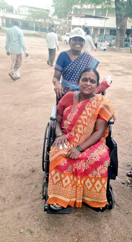 The greatest ability is the ability to choose your tomorrow. Wheelchairs, Autos on call and Booth Level Assistance- we await your precious Vote🙏 #AccessibleElections. #Elections2024 @ECISVEEP @SpokespersonECI @CEO_Telangana @IPRTelangana
