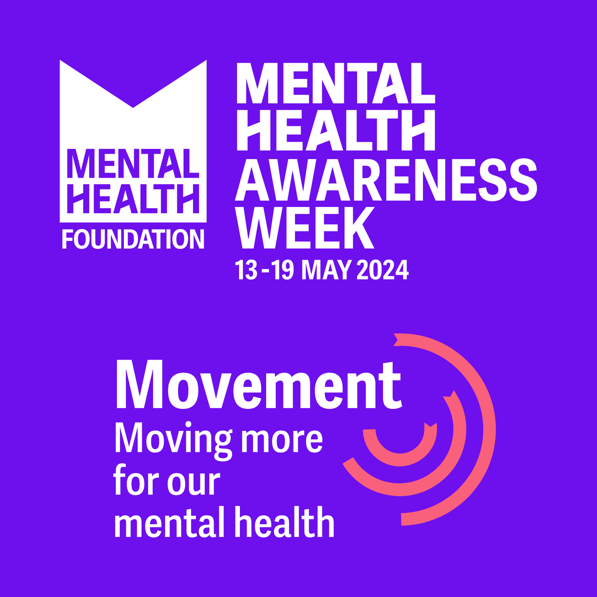CYPMentalHealth's tweet photo. We’re proud to support @mentalhealth this #MentalHealthAwarenessWeek – 13 to 19 May. 

Join in and help to create a world with good mental health for all. Find out more and get involved: https://t.co/gv4uW1R3RB #MomentsForMovement https://t.co/NbM0FKIOD9