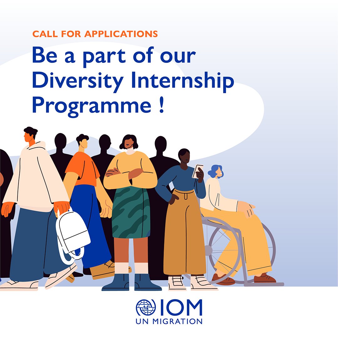 UNmigration's tweet photo. Call for Applications! 

Be a part of our Diversity and Inclusion Internship Programme. 

For more information and the eligibility criteria, access this page: https://t.co/YB7o8AmDRL