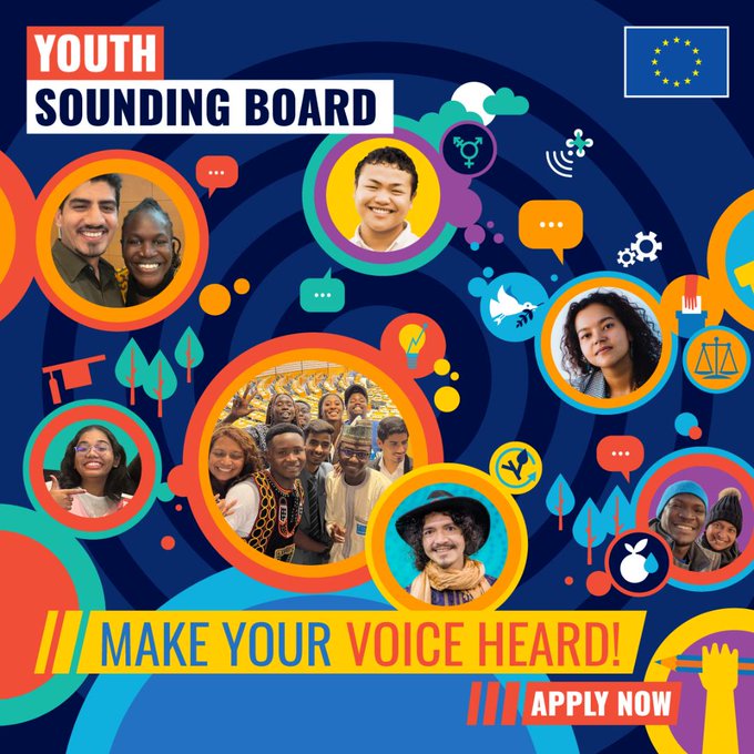 Calling Nigerian Youth!
Join the EU Youth Sounding Board to: Shape EU policies Network & gain experience as you advocate for youth issues.

Deadline: June 7, 2024
Apply now! shorturl.at/zPST9

#EUYouth #Nigeria #YouthEmpowerment #Policy #Afrinypeopportunities