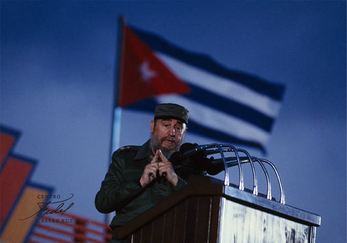 #Fidel:'Con nuestra vergüenza, nuestra dignidad, nuestro honor, nuestro patriotismo, nuestra conciencia revolucionaria, nuestro espíritu, seremos capaces de vencer cualquier obstáculo que pueda sobrevenir'. #FidelViveEntreNosotros