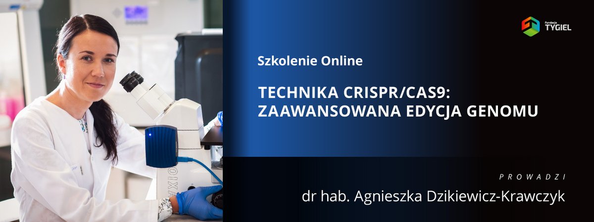 Jeśli chcesz dowiedzieć się
🧬Jakie możliwości daje CRISPR/Cas9
🧪 Jak zaprojektować i przeprowadzić eksperyment
🧫 Jak wygląda screen CRISPR/Cas9 - od projektowania biblioteki do analizy wyników
Zapraszam na szkolenie 6.06.24
Więcej informacji i zapisy fundacja-tygiel.pl/crispr-cas9/