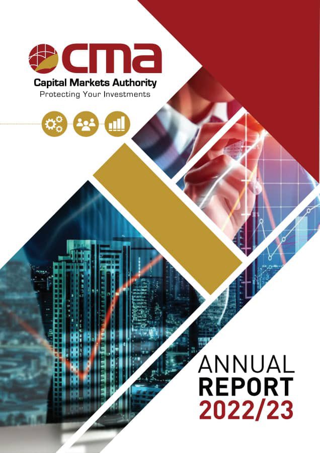 The @CmaUganda presents the annual report for the fiscal year 2022/23. This document comprehensively delineates the performance of Uganda's capital markets and elucidates the activities undertaken by the CMA. Please access the annual report here : 👇 cmauganda.co.ug/research-polic…