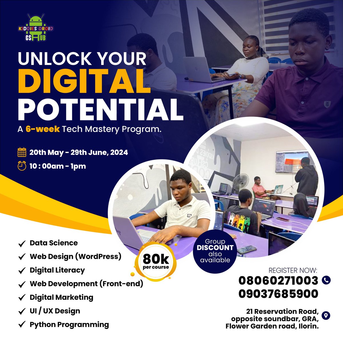 Unlock your digital potential! Join our 6-week adult computer class, perfect for beginners or those looking to advance their skills.

 Invest in yourself and discover a world of possibilities in the tech industry! 
#DigitalLiteracy #AdultLearning
Monday pedri notcoin