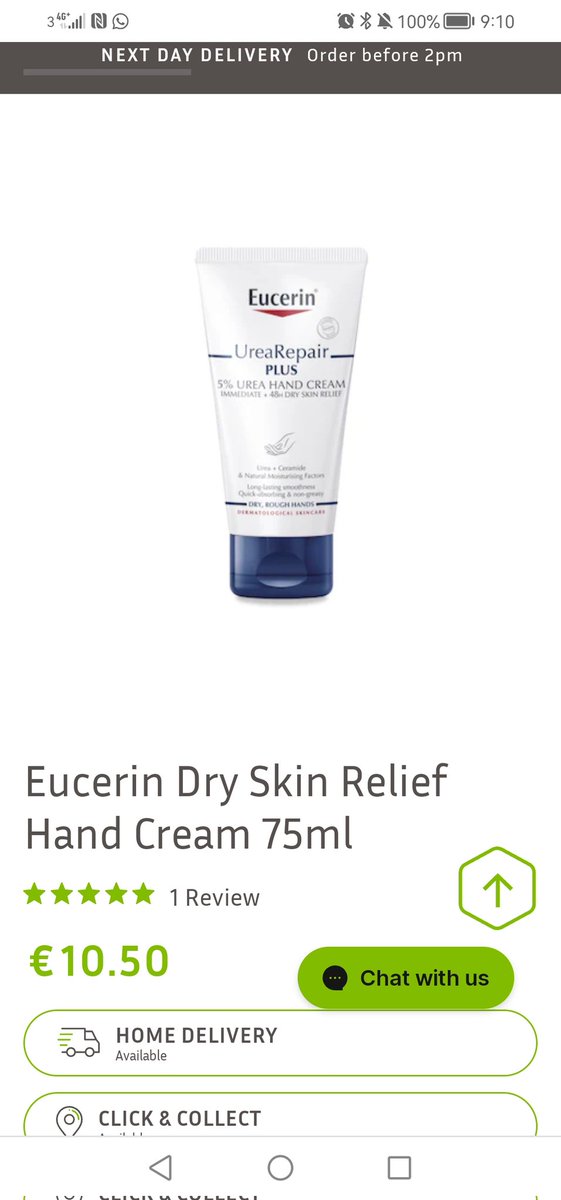 ThisFeatherBoa's tweet photo. @MedievalDuffer Looking at the replies this may not work, my hands broke out in red eczema in 2020 due to major hand washing and I've dry skin anyway but I used this consistently and it worked for me :/  but you would probably have been recommended it by now https://t.co/jtpIHXEyzc