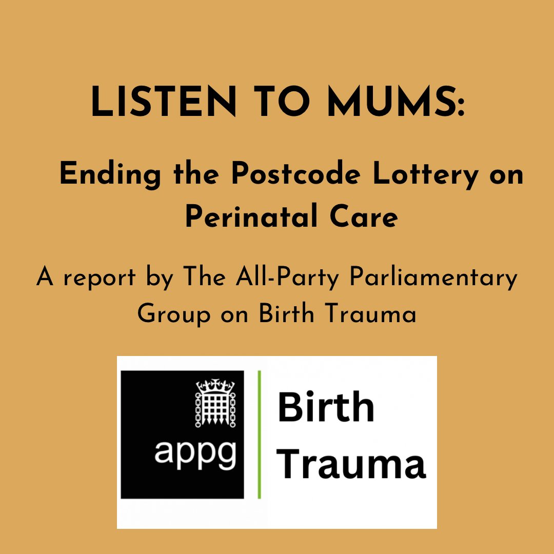 Read the Birth Trauma Report in full here: theo-clarke.org.uk/birth-trauma *TRIGGER WARNING - READ WITH CARE*