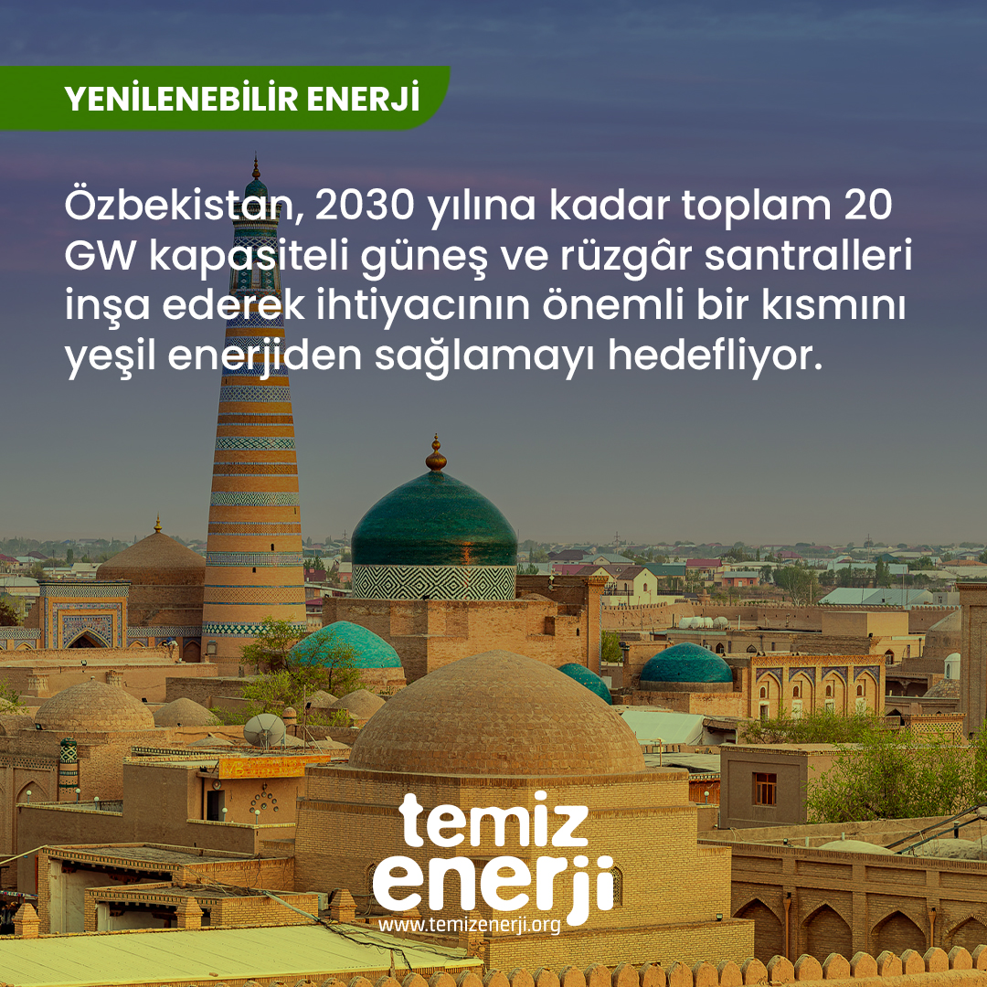 Özbekistan, yenilenebilir enerji üretimine yöneliyor

Haberin tamamını okumak için bağlantıya tıklayabilirsiniz.
temizenerji.org/2024/05/13/ozb…

#temizenerji #yenilenebilirenerji #sürdürülebilirlik #yeşilenerji #enerjiverimliliği #enerjidepolama #enerjidönüşümü #güneşenerjisi