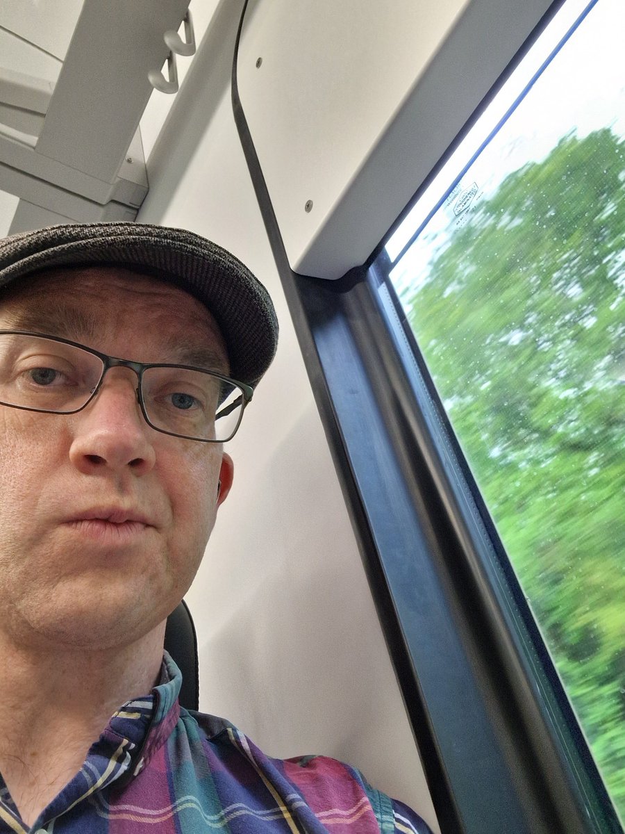 I am on a train. The train is called Sultan. Turns out trains have names nowadays.