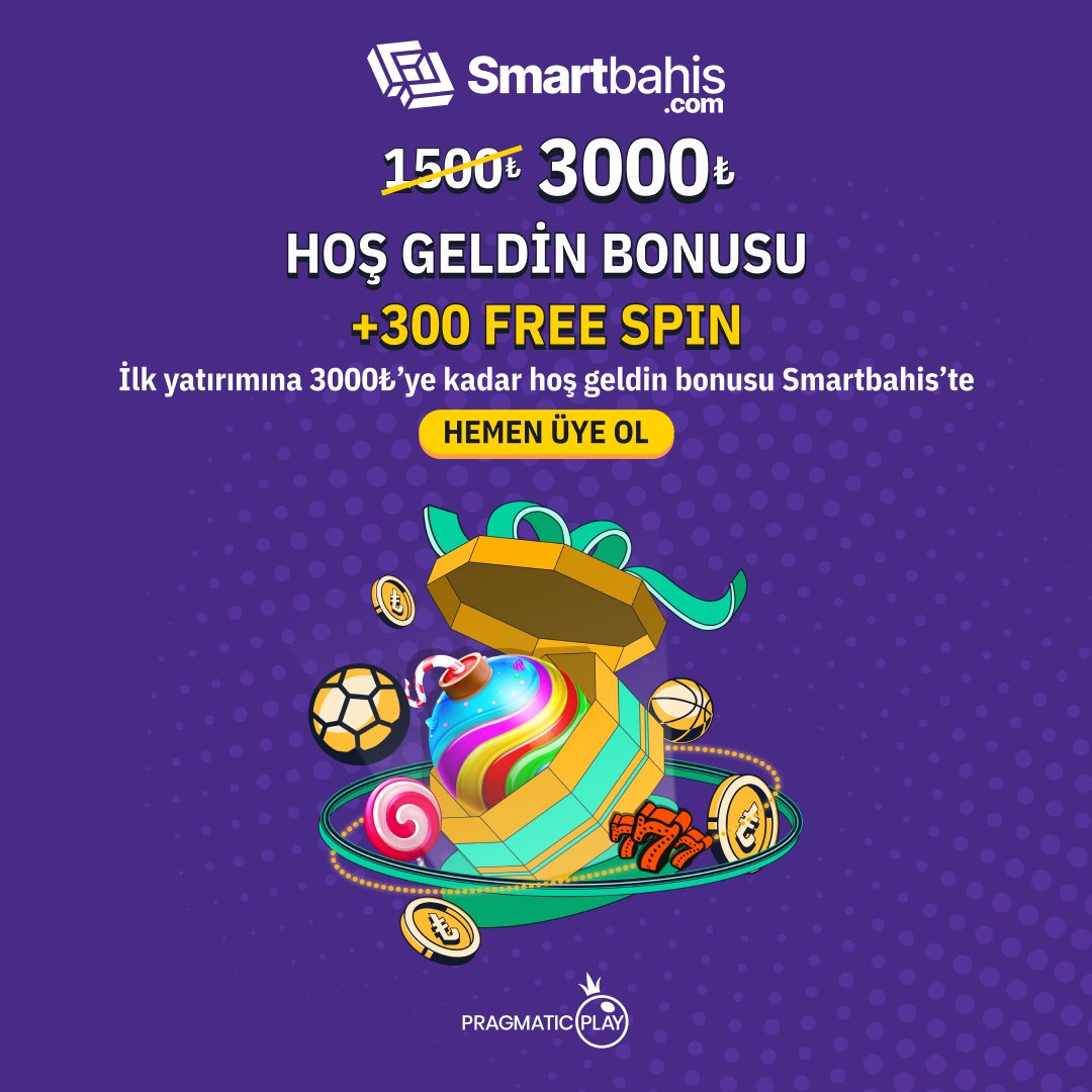 💙İlk adımın bizim için çok önemli! 💰3000₺’ye kadar hoş geldin bonusu Smartbahis’te ✅Hemen Üye Ol: rebrand.ly/twittersmart #akıllıseçim #smartbahis #casino