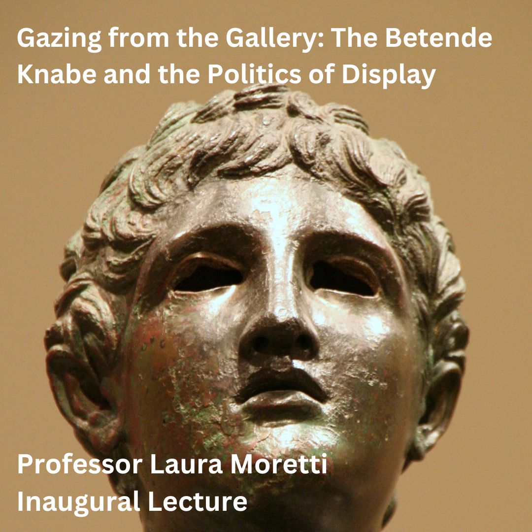 15 May 2024 / 5:15pm at School III, St Salvator's Quad. Please join us for Professor Laura Moretti's Inaugural Lecture: 'Gazing from the Gallery: The Betende Knabe and the Politics of Display'. For more information: events.st-andrews.ac.uk/events/inaugur…… @univofstandrews @lauramoretti10