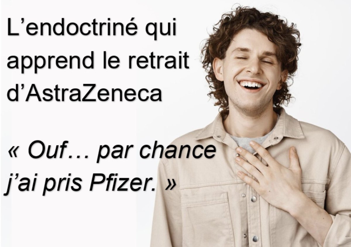Mieux vaut en rire … 
#astrazeneca #dangers #francelibre