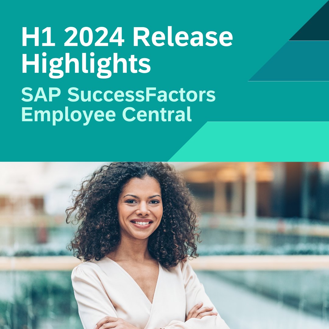 The H1 2024 SAP SuccessFactors Employee Central release enhancements include a new Diagnostic Tool for transactions, streamlined email validations, new People Profile experience, AI-assisted compensation insights and more. 

📋 Get the details: sap.to/6019jtGOx