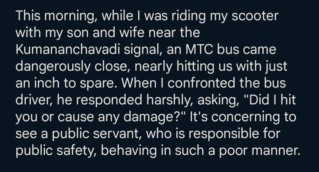 rajkumar_mohan's tweet photo. #MTCbus @chennaipolice_ @chennaicorp @office_krishna #poonamallee @MtcChennai @PriyarajanDMK https://t.co/XXf92bY7Dh