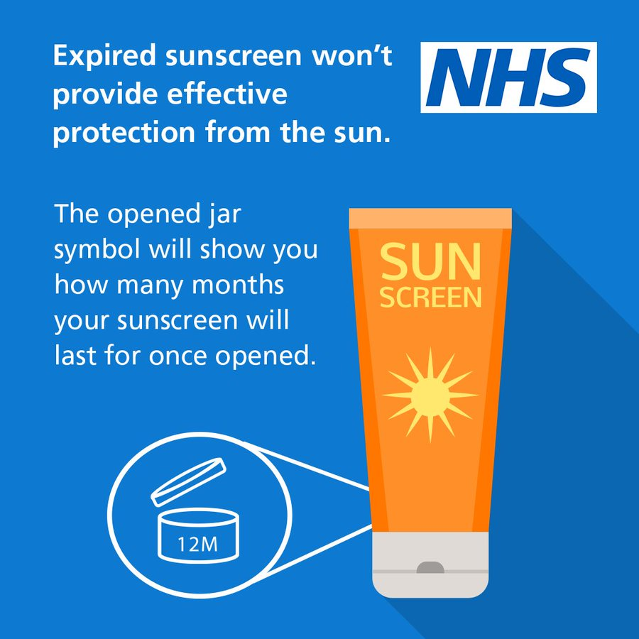 As the weather gets warmer, it is worth checking to see if your bottle of sunscreen is still effective. The longer the bottle is open, the less effective it is at protecting you. If you are using sunscreen from last summer, check that it has not expired.