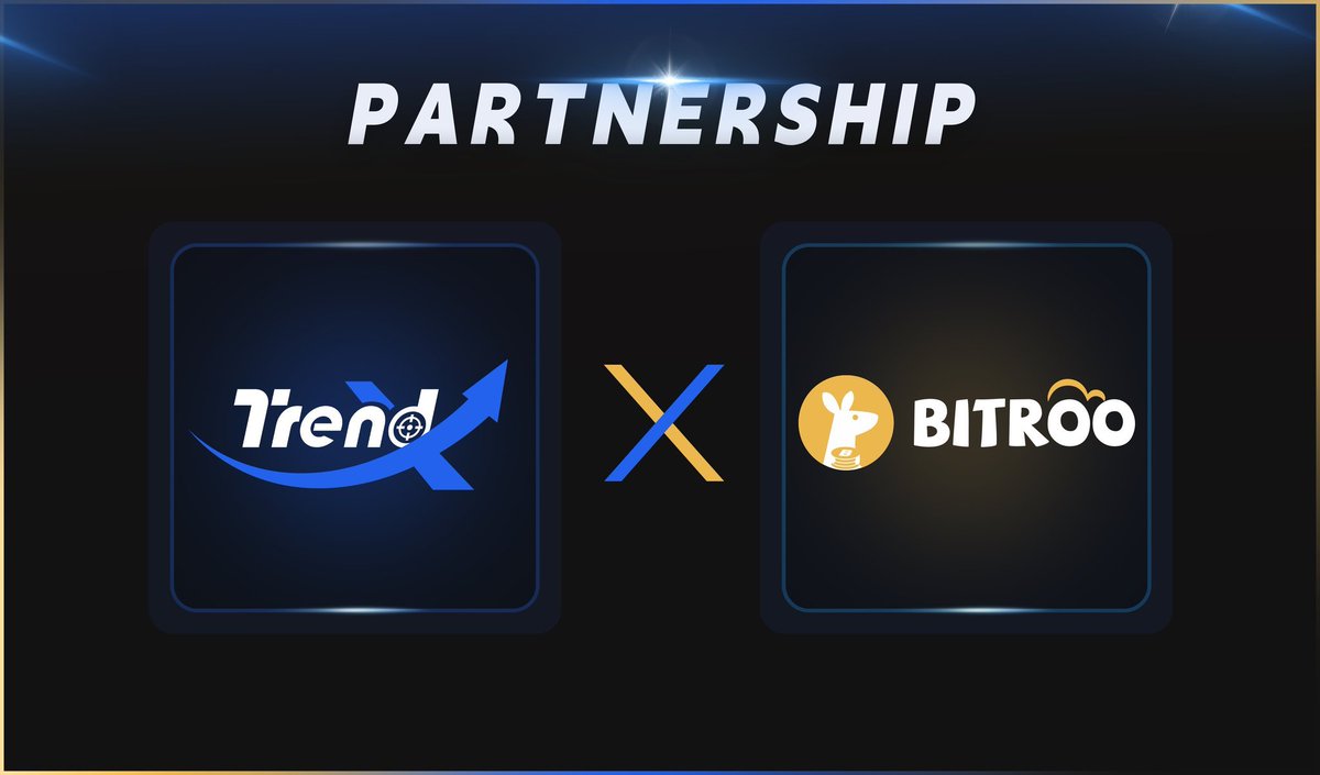 BitrooOfficial's tweet image. 😃#Bitroo is happy to announce that we&apos;ve reached partnership with @TrendX_official.

👉#TrendX is an #AI-driven #Web3 trend tracking and intelligent trading one-stop platform.