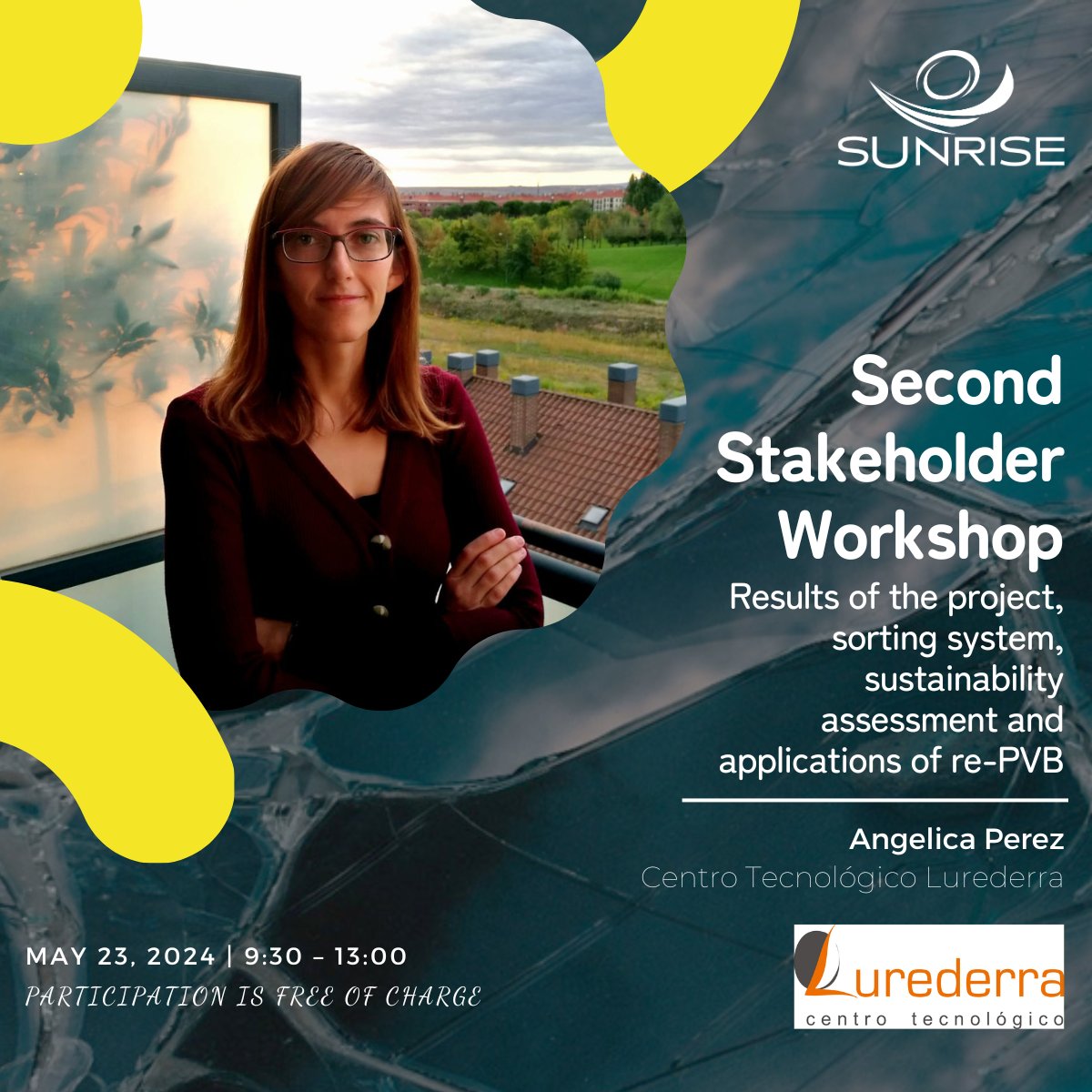 🌟 Presenting Angélica Pérez, expert in nanomaterials and European Project Manager,SUNRISE Second Stakeholder Workshop speaker! 

Dive into innovative recycling with us 🌍🔬. 

23/05 - Register now! #SUNRISE #Recycling #EUHorizon

🔗 whsurvey.warranthub.it/index.php/2588…