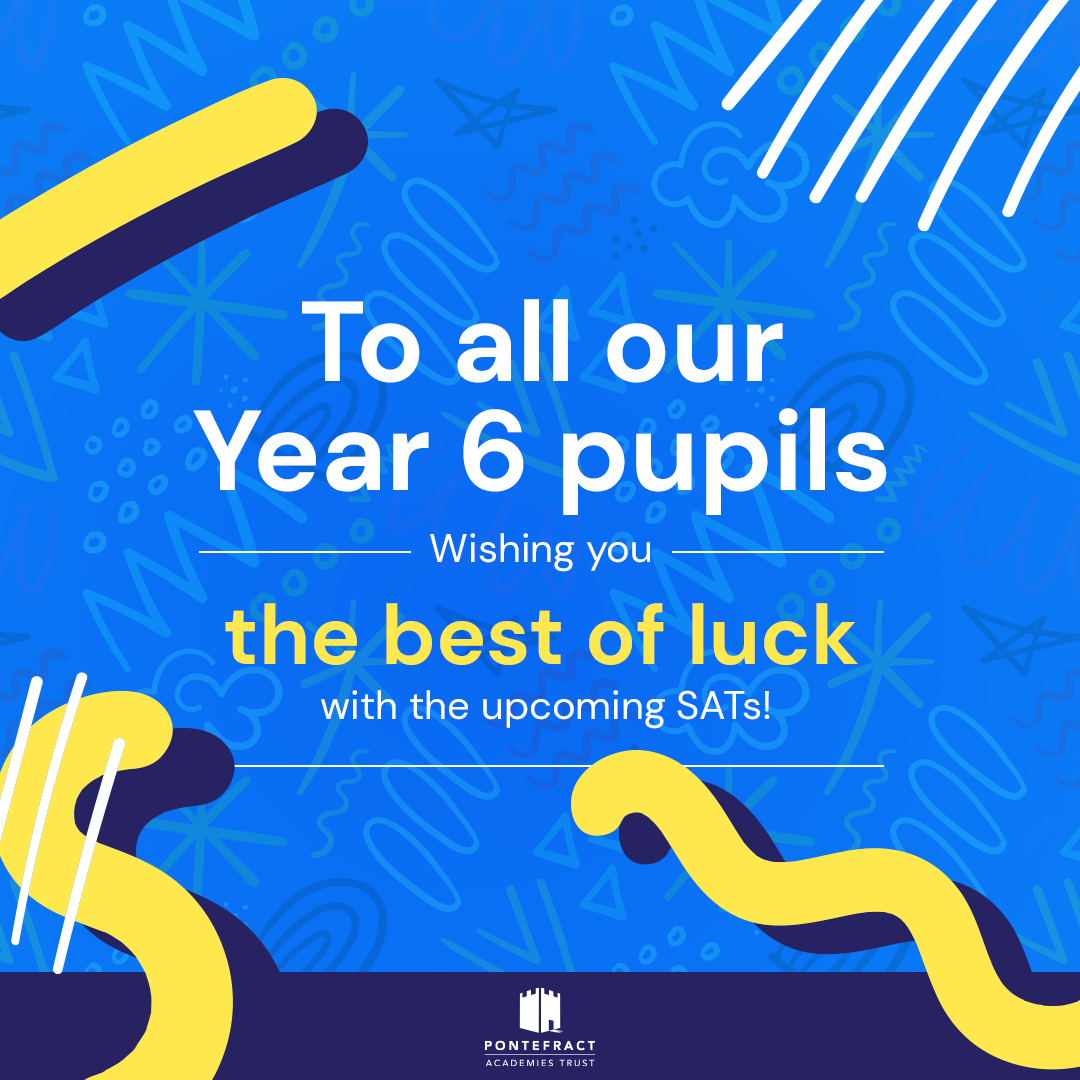 Wishing all our Year 6 pupils across the Trust the best of luck as they begin their SATs today. We are so proud of your hard work. Thank you to all our wonderful teachers and parents who continue to support our Year 6 pupils so they can do their best!