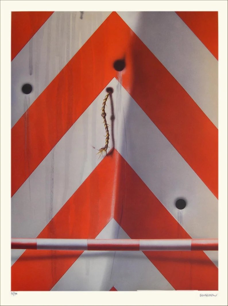 Peter Klasen, original lithograph, signed and numbered, road signs #roomdecor #ArtfulLiving #art #FestiveEtsyFinds  #decor #decoration #ArtOnLine  #interiordecor #home #roomdecor #workspace #officedecor #walldecor  #wiseshopper 
Available here marieartcollection.etsy.com/listing/168848…