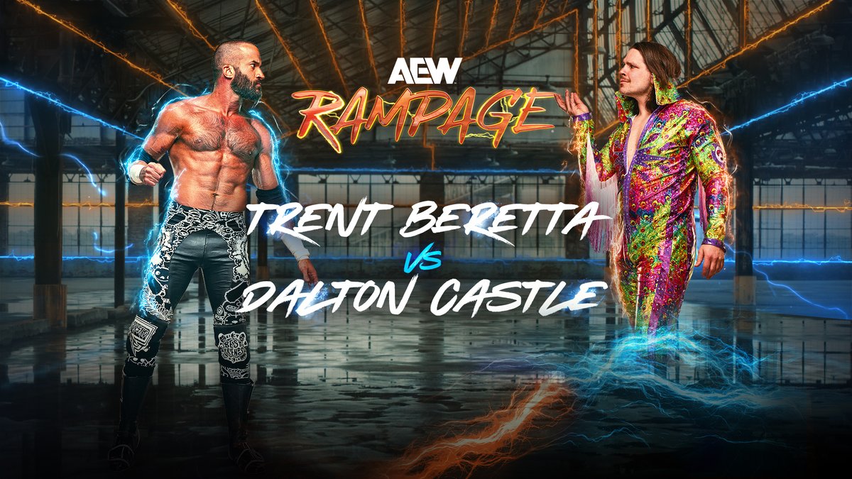 ◢◤◢◤配信 開始◢◤◢◤ ⚡ #AEWRampage ⚡ #24-19 英語実況版 #NJPWWORLD で #AEW を今すぐ見る！ ⇒ watch.njpwworld.com/player/42594/s… Trent Beretta vs. Dalton Castle Pac vs. Johnny TV