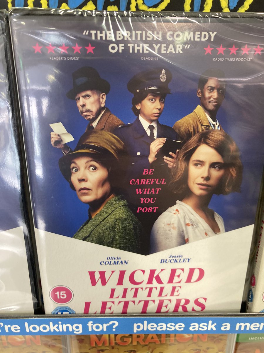 Out today!! #wickedlittleletters and #thistown #NewRelease #newfilm #newtv #hmv