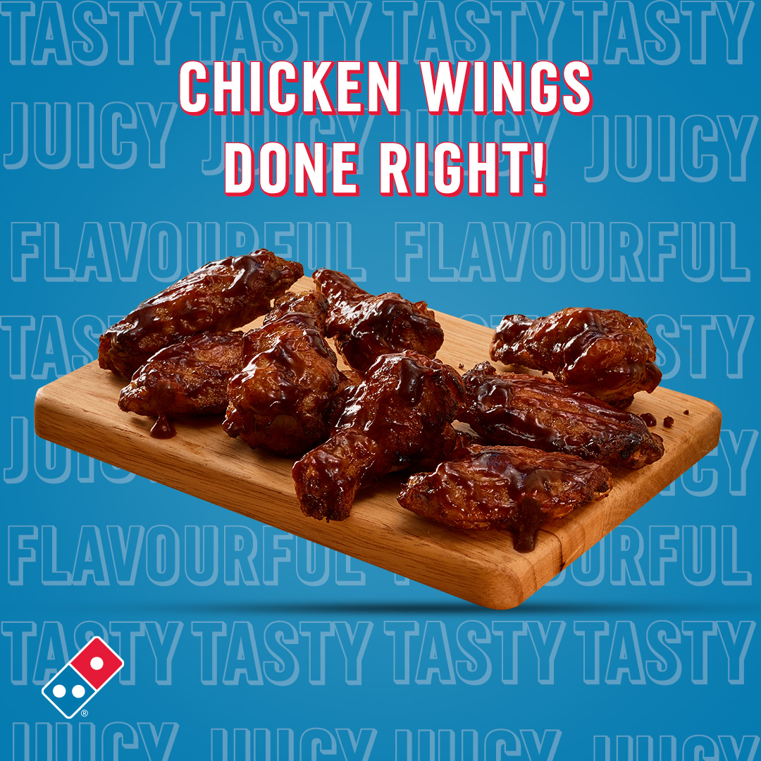 From mild to wild, our chicken wings are always a crowd-pleaser! 🍗😍
Order Now dominos.com

#Dominos #pizza #tasty #tastiestpizza #happy #follow #friends #pizzalovers #wings