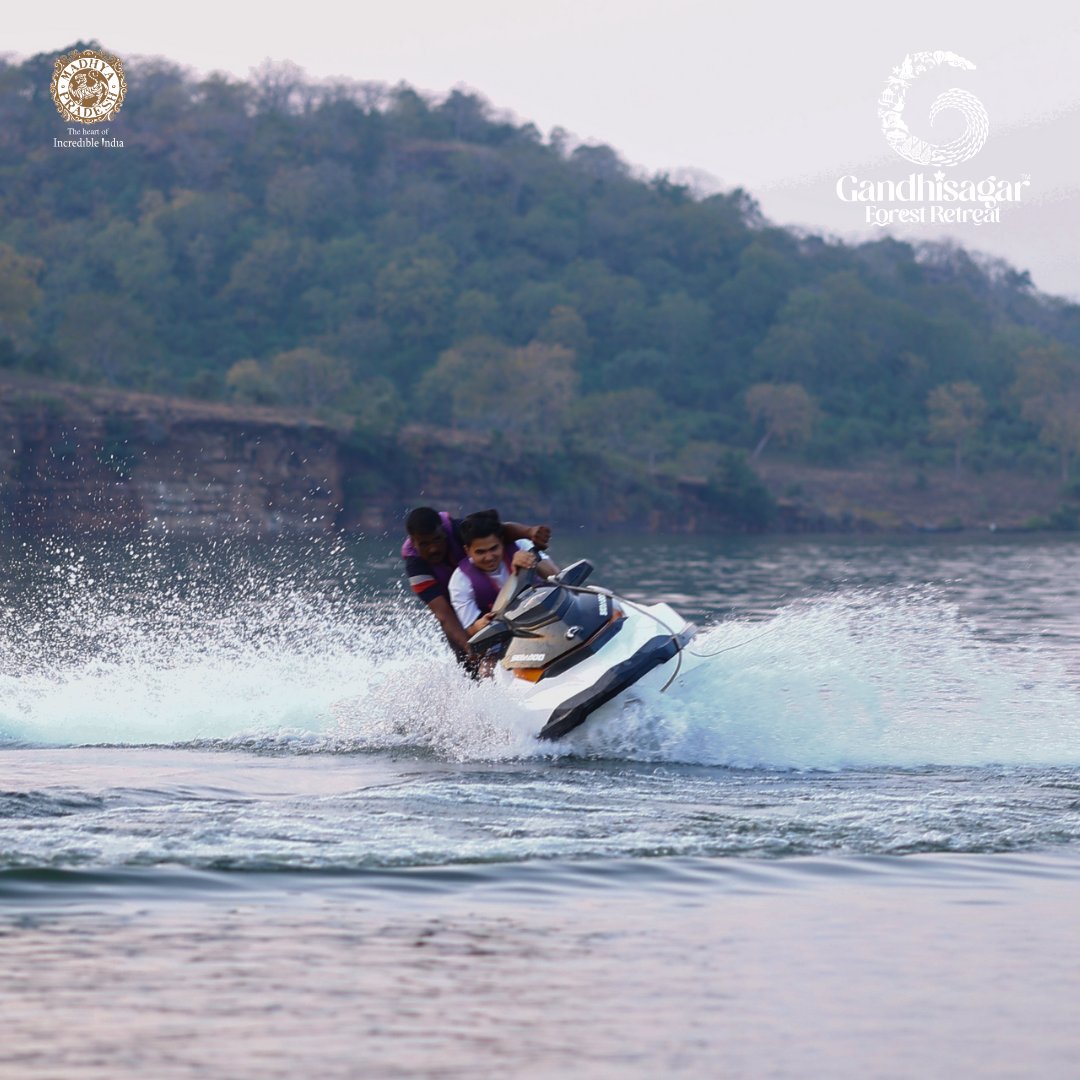 Fuel your adrenaline addiction on a jet ski adventure at Gandhisagar Forest Retreat! ️
#jetski #jetskilife #jetskiadventure #watersports #watersportsactivities #summervıbes #weekendgetaways #IncredibleIndia #HeartOfIncredibleIndia #ExploreIndia #exploretheunexplored