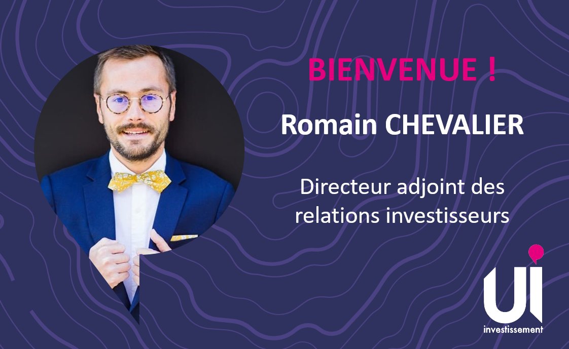 UI Investissement (@ui_invest) on Twitter photo ★彡 🅑🅘🅔🅝🅥🅔🅝🅤🅔 彡★
👉 Romain Chevalier est nommé directeur adjoint des relations investisseurs d'<a href="/ui_invest/">UI Investissement</a>.
👩🎓 Diplômé d’un master in corporate finance de <a href="/groupe_iscparis/">Groupe ISC Paris</a>, il a rejoint UI le 13 mai. ★彡 🅑🅘🅔🅝🅥🅔🅝🅤🅔 彡★
👉 Romain Chevalier est nommé directeur adjoint des relations investisseurs d'<a href="/ui_invest/">UI Investissement</a>.
👩🎓 Diplômé d’un master in corporate finance de <a href="/groupe_iscparis/">Groupe ISC Paris</a>, il a rejoint UI le 13 mai.