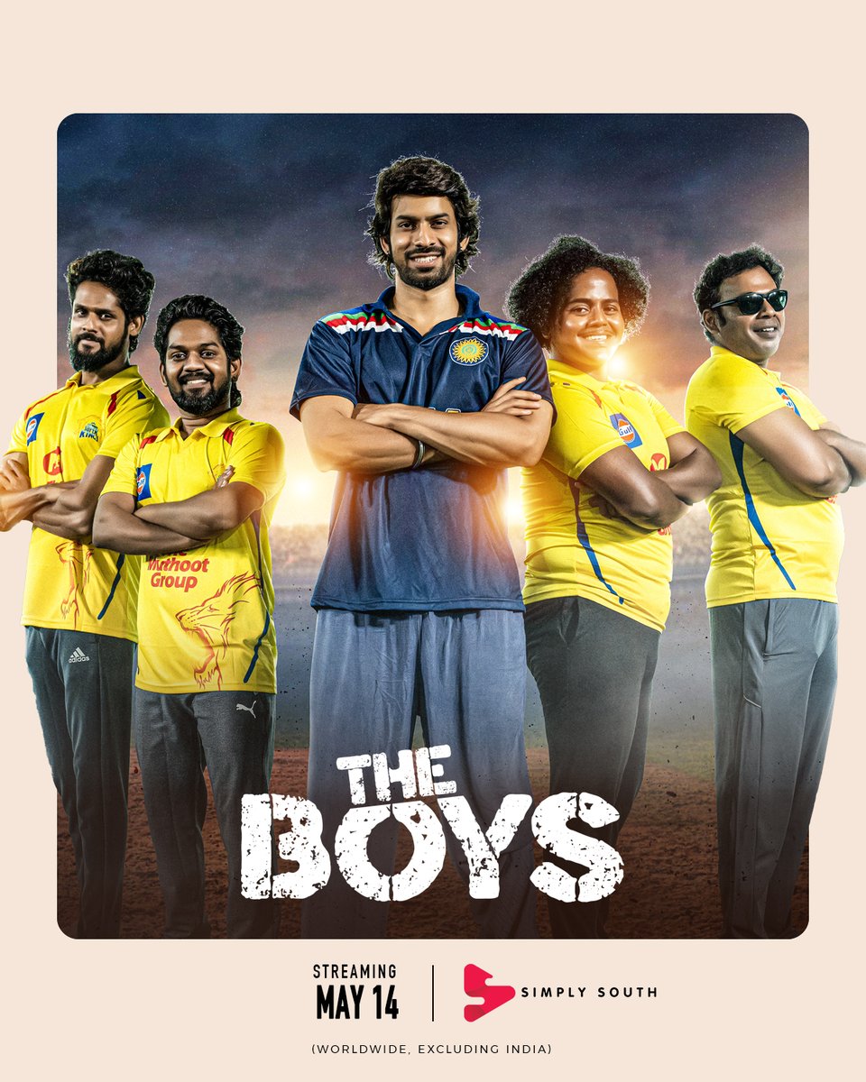 The Boys are coming 😉 #TheBoys, streaming on Simply South from May 14 worldwide, excluding India. @santhoshpj21 | @novafilmstudios | @darkroompic | #TheBoysOnSimplySouth