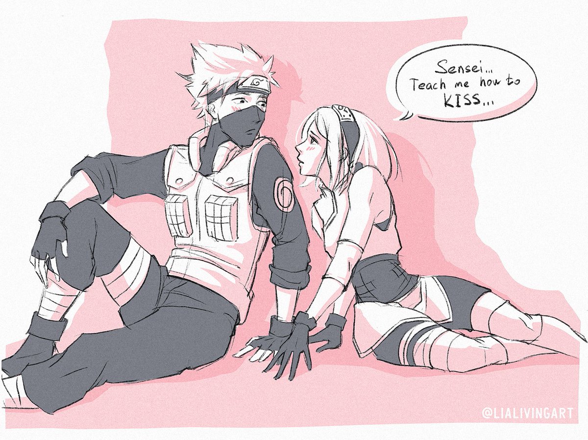 It's been a while since I posted something about kakasaku.
Did anyone miss them? 
This is my very first drawing of them. Drawn a year ago (May 12, 2023)

#kakasaku #Kakashi #sakuraharuno #narutofanart #kakashihatake #HatakeKakashi #harunosakura #naruto #art #fanart #lovers