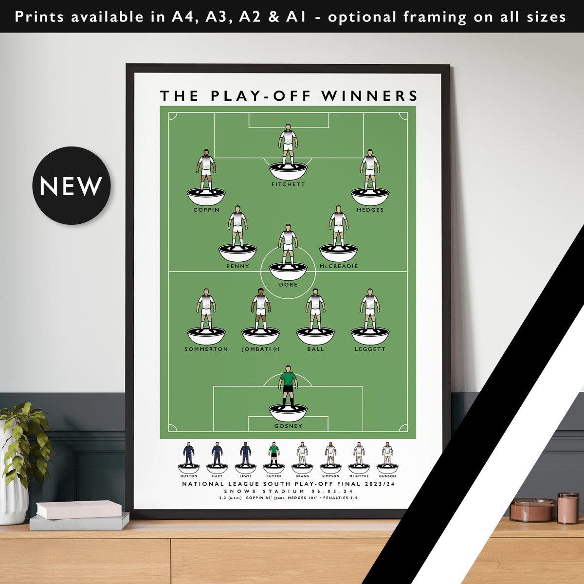 NEW: Salisbury FC The Play-Off Winners Prints available in A4, A3, A2 & A1 with optional framing Get 10% off until midnight with the discount code THE-WHITES Shop now: matthewjiwood.com/subbuteo-teams…