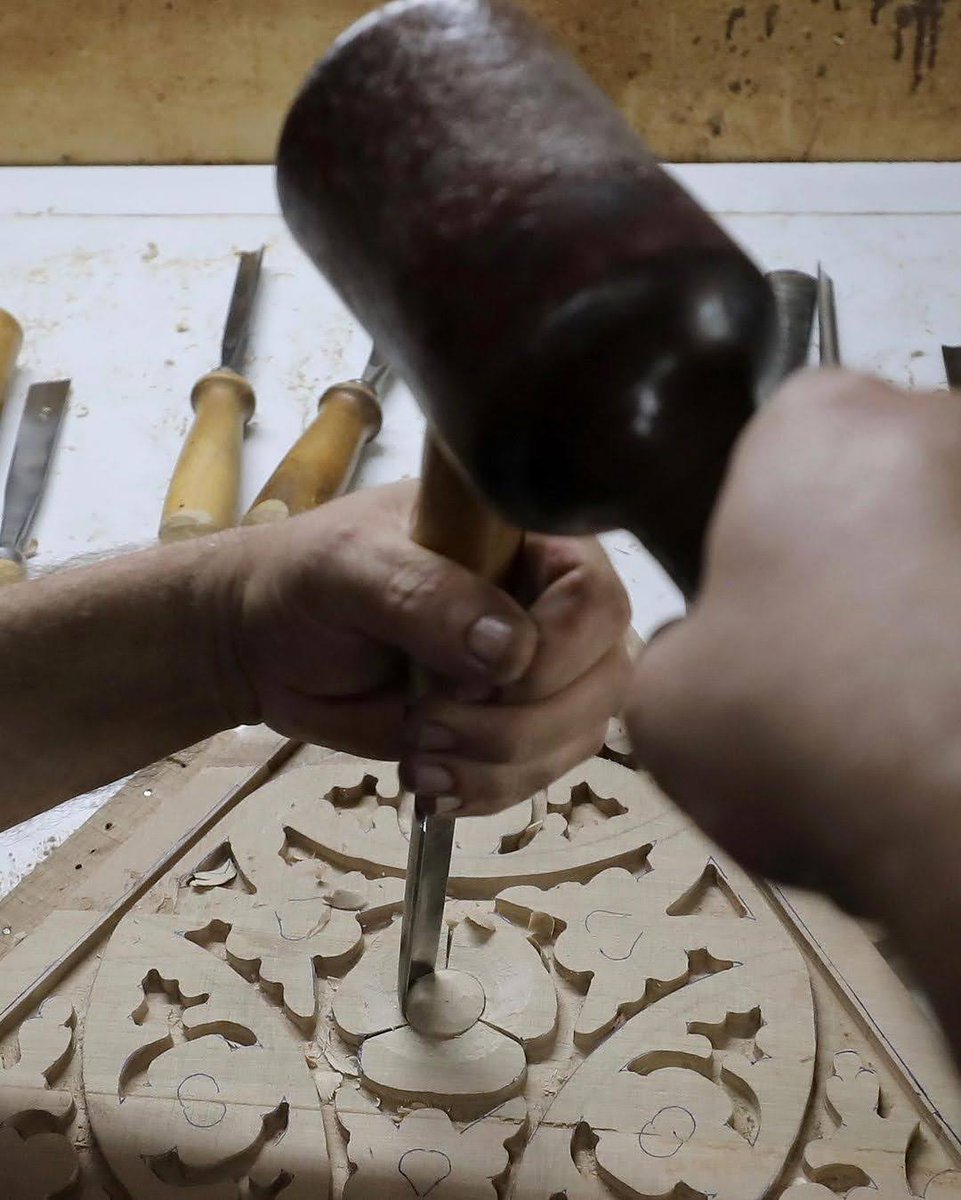 Wood carving has been preserving its importance for centuries as an example of traditional crafts in #Kahramanmaraş.
