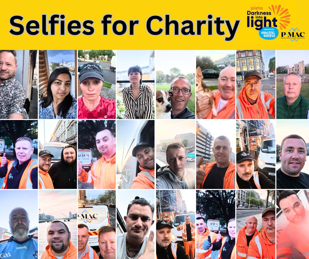 We were proud to participate in the #DarknessIntoLight2024 event organised by <a href="/PietaHouse/">Pieta</a> in aid of those impacted by suicide and self harm. PMAC pledged €50 for every selfie submitted by our team members from 5.20-5.50am raising over €1200 for this vital charity event. #hope