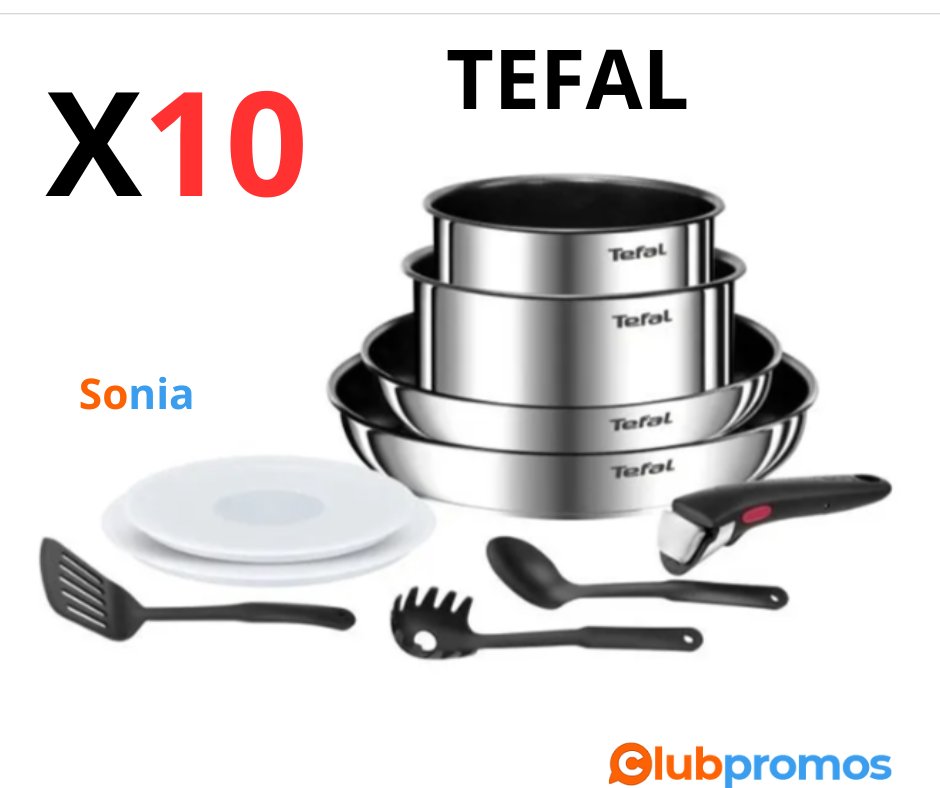 VU à 59,99€ 🔥 TEFAL INGENIO Batterie de cuisine 10 pièces, Poêles, Casseroles, Induction, Game Emotion. Ne ratez pas ce deal ! HOP 👉 bit.ly/4abZJRG 

#BonPlan #Cdiscount  #Deals #DealFrance